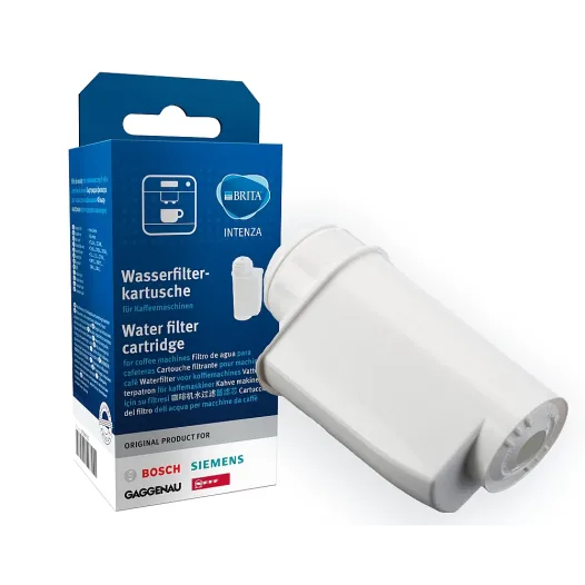 Set di manutenzione Bosch per macchina da caffè: serbatoio dell'acqua + filtro per l'acqua + decalcificante + detergente 11010303