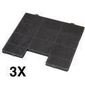 Filtro al carbone Inventum KB93 / 3 pezzi