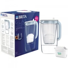 Caraffa filtrante in vetro BRITA + filtro per l'acqua MAXTRA PRO