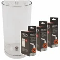 Set di manutenzione Krups per macchina da caffè: serbatoio dell'acqua + 3 kit di decalcificazione MS-0055340