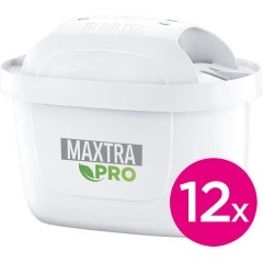 Caraffa filtrante Brita Marella Cool da 2,4 L + 12 filtri Maxtra Pro All-in-1, bianca