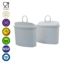 Filtro per l'acqua Alapure compatibile con Braun KWF2 (2 pz.)