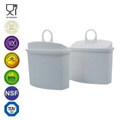 Filtro per l'acqua Alapure compatibile con Braun KWF2 (2 pz.)