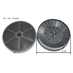 Filtro al carbone Whirlpool 482000009691 / AMC072 / 484000008824 (2 pz.)