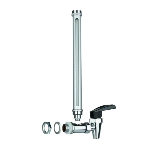 Rubinetto con vetro di ispezione Alapure da 21 cm, adatto per British Berkefeld