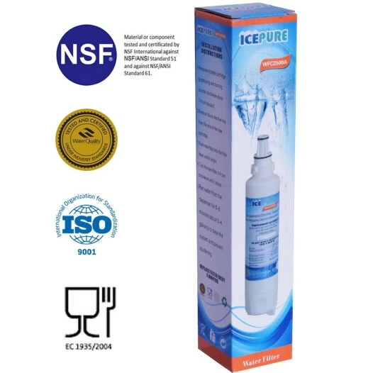 Filtro per l'acqua Icepure WFC2500A e testina filtrante per AP2-C401-G