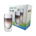 Alapure Cafe Latte Bicchieri termici a doppia parete ALA-GLS41