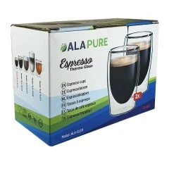 Bicchieri termici a doppia parete per espresso Alapure ALA-GLS11