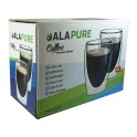 Bicchieri termici a doppia parete per caffè Alapure ALA-GLS21