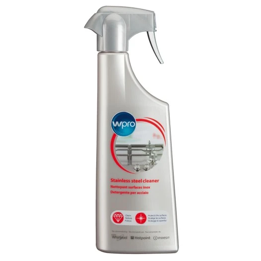 WPRO Spray detergente per acciaio inossidabile 484000008423 (500 ml)