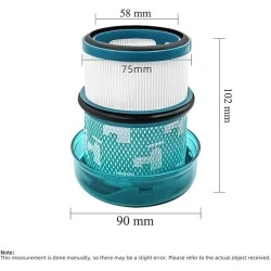 Filtro HEPA Alapure compatibile con Dyson V16 Piston Animal / 974676-01