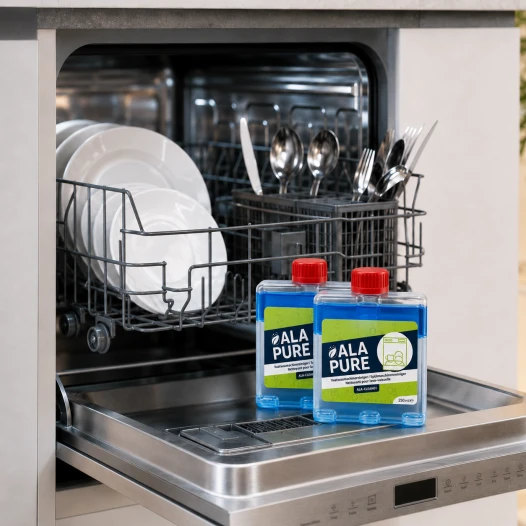 Detergente e decalcificante Alapure adatto per WPRO 484000008847 / LIQ201 (2 pezzi)