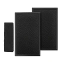 Alapure compatibile con Pelgrim Set di filtri a carbone attivo Longlife IKR3084F / IKR3093 (3 pz.)