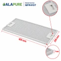 Filtro metallico Alapure compatibile con Bosch 434107 / 00434107 209x405 mm
