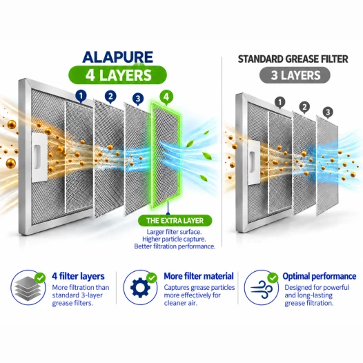 Filtro metallico AEG 4055250429 304x267x9 mm