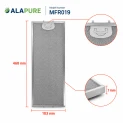 Filtro metallico Alapure compatibile con Atag 401468 / 89001193 468x183x7 mm