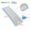 Filtro metallico Alapure compatibile con Ikea 133.0176.352 166x516 mm
