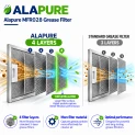 Filtro metallico Alapure compatibile con Inventum 40600909001 340x275 mm