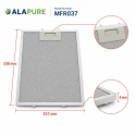 Filtro metallico Alapure compatibile con Klarstein 10034871 257x338 mm