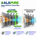 Filtro metallico Alapure compatibile con Klarstein 10034871 257x338 mm