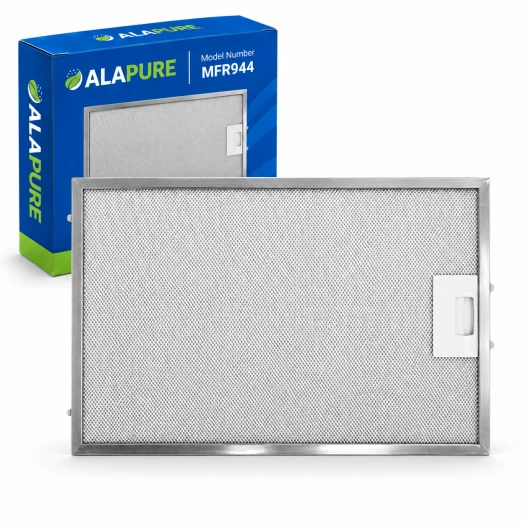 Alapure MFR944 compatibile con il filtro metallico Miele 8270321 375x280,5x9