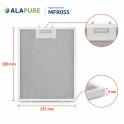Filtro metallico Alapure compatibile con Pelgrim 18831 / 88017203 318x258x8 mm