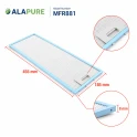 Filtro metallico Alapure compatibile con Electrolux 4055241147 455x185x8 mm