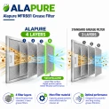 Filtro metallico Alapure compatibile con Electrolux 4055241147 455x185x8 mm