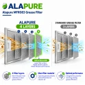 Filtro metallico Alapure compatibile con Bosch 11022472 382x192x8 mm