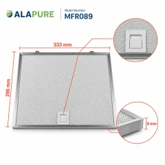Filtro metallico Alapure compatibile con IKEA 4055366613 333x295x8 mm