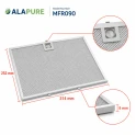 Filtro metallico Alapure compatibile con Faber 133.0261.220 253x314 mm