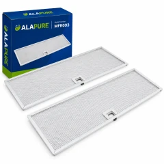 Filtro metallico Alapure compatibile con Zanker 50286533000 160x424 mm (2 pz.)
