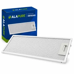 Filtro metallico Alapure compatibile con Zanussi 80875677 395x155 mm