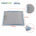 Filtro metallico Alapure compatibile con AEG 50299664008 222x248 mm