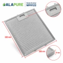 Filtro metallico Alapure compatibile con Pelgrim 127036 320x258x8 mm