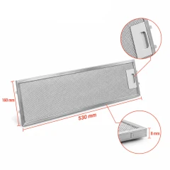 Filtro metallico Juno 50289526001 530x160x8 mm 