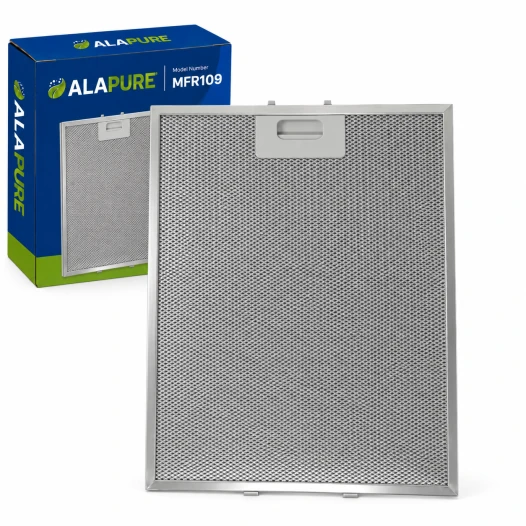 Filtro metallico Alapure compatibile con Smeg 380x290 mm GF03RB