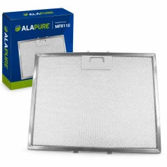 Filtro metallico Alapure compatibile con Elica GRI0121275A 357x270x9 mm