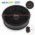 Filtro al carbone Alapure compatibile con Smeg FLT6