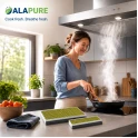 Filtro al carbone Alapure CleanAir Plus compatibile con Neff 11041790 / Z51AIA0X0