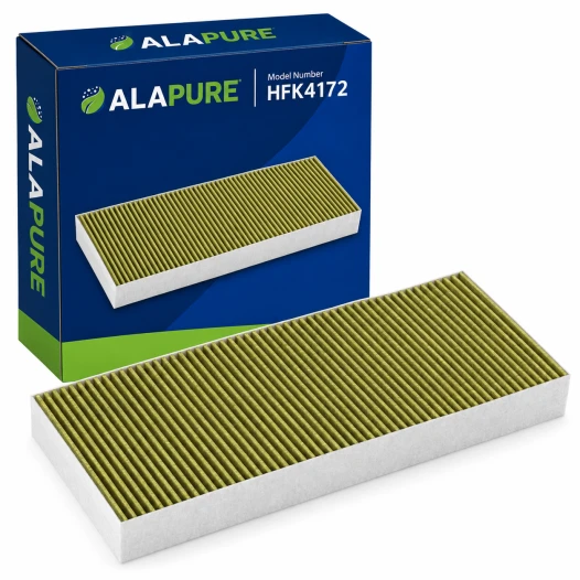 Filtro al carbone Alapure CleanAir Plus compatibile con Bosch 11034172 / 17004082 / DWZ1IX1B6