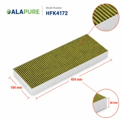 Filtro al carbone Alapure CleanAir Plus compatibile con Siemens 17004086 / LZ11IXB16