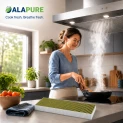 Filtro al carbone Alapure CleanAir Plus compatibile con Bosch 11034172 / 17004082 / DWZ1IX1B6