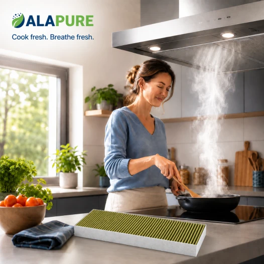 Filtro al carbone Alapure CleanAir Plus compatibile con Bosch 11034172 / 17004082 / DWZ1IX1B6