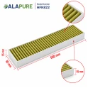 Filtro al carbone Alapure CleanAir compatibile con Balay 17004574