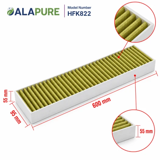 Filtro al carbone Alapure CleanAir compatibile con Balay 17004574