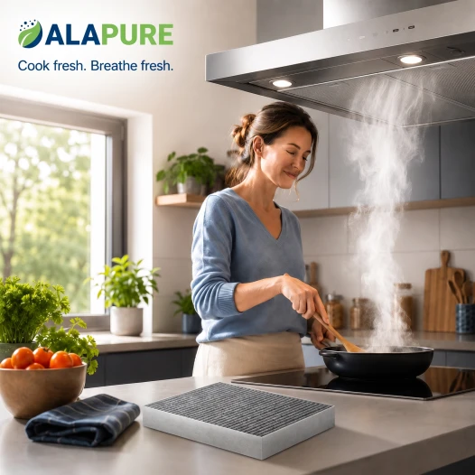 Filtro al carbone attivo Alapure CleanAir compatibile con Bosch 11018621 / AA210110 / 11010506
