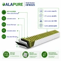 Filtro al carbone Alapure CleanAir Plus compatibile con Siemens 17005507 / LZ21WWB16 (8 pezzi)