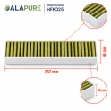 Filtro al carbone Alapure CleanAir Plus compatibile con Siemens 17005507 / LZ21WWB16 (8 pezzi)