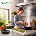 Filtro al carbone Alapure CleanAir Plus compatibile con Siemens 17005507 / LZ21WWB16 (8 pezzi)